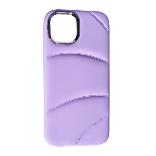 Силікон Soft Puffer для Apple iPhone 14 Purple