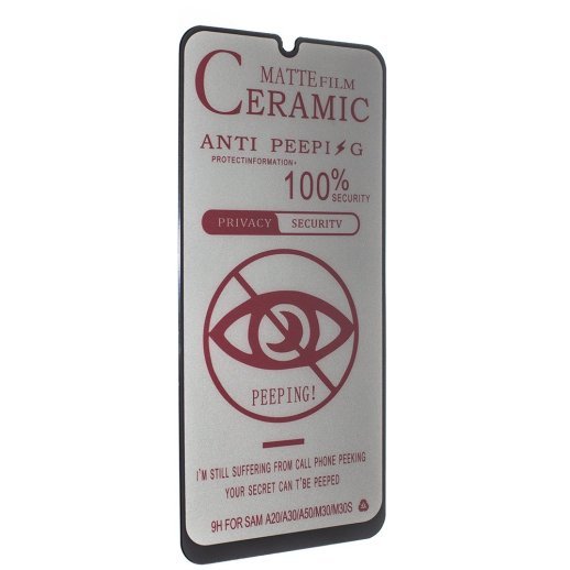 CERAMICS FILM PRIVACY МАТОВЕ SAMSUNG M307 Galaxy M30S 2019 ЧОРНИЙ