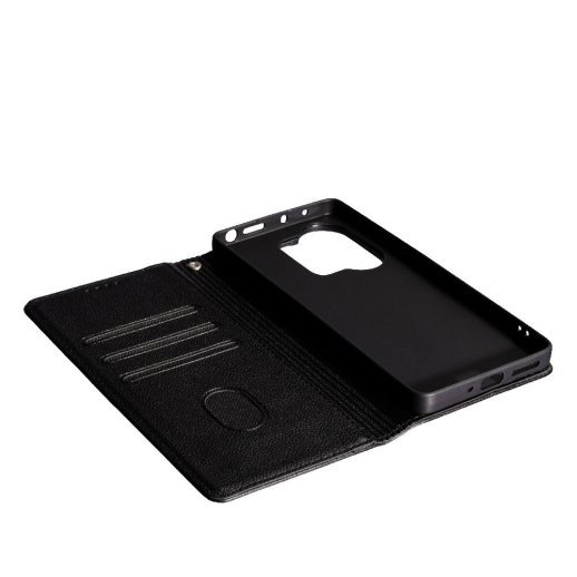 Книга Deluxe для Xiaomi Redmi Note 13 Pro (4G) /Poco M6 Pro (4G) Black