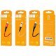 Кабель USB Denmen D02T USB - Type-C (2,4A) ТКАНИНОВА ОПЛЕТКА