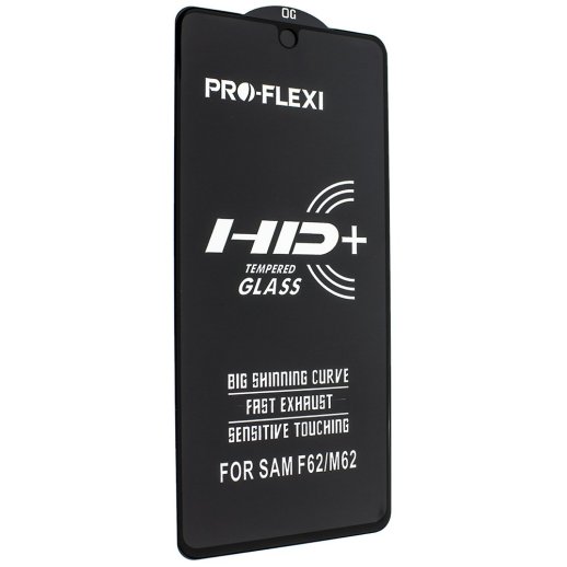 Захисне скло PRO-FLEXI HD+ SAMSUNG M625 Galaxy M62 2022 ЧОРНИЙ