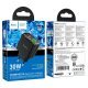 Мережевий зарядний пристрій HOCO CS42A TYPE-C PD 30W + USB QC 3.0, чорний