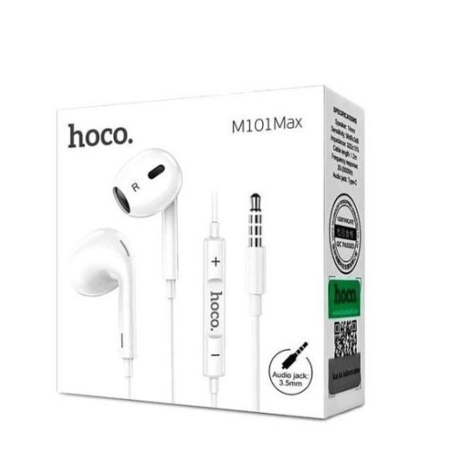 Дротові навушники HOCO M101 MAX, білий
