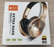 Блютуз Стерео Гарнітура DeepBass R2 Золотой