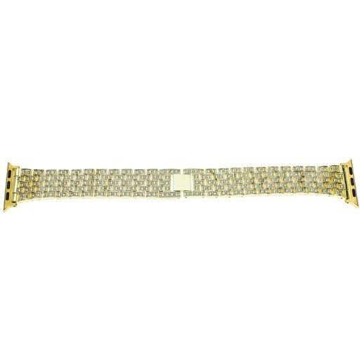 Ремінець металевий стрази rhinestones APPLE WATCH 42/44/45 MM №2