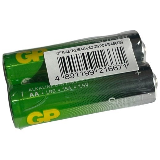 Батарейка AA лужна GP Super G-TECH 15A LR6 1.5V, 2 штуки