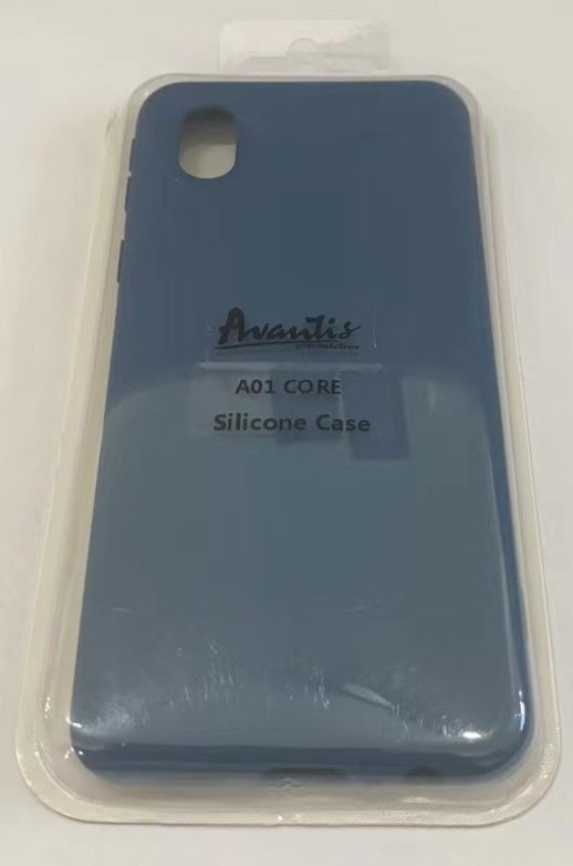 Avantis Full Silicone Case Samsung A013 / A01 Core Dark Blue