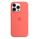 Silicone Case Original With MagSafe and Splash Screen Apple iPhone 13 Pro Pink Pomelo
