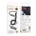Bluetooth-аудіоадаптер BOROFONE BC56 Peaceful car AUX BT receiver with cable, сірий