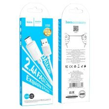 USB кабель HOCO X88 USB - micro USB 1метр, білий