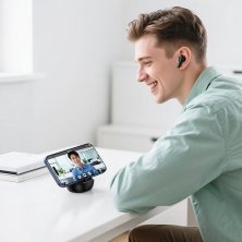 Бездротові навушники HOCO EQ100 Intelligent AI translation (App), чорний