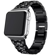 Ремінець металевий для годинника APPLE WATCH 38MM / 40MM / 41MM стрази 1-Bead Metal №26