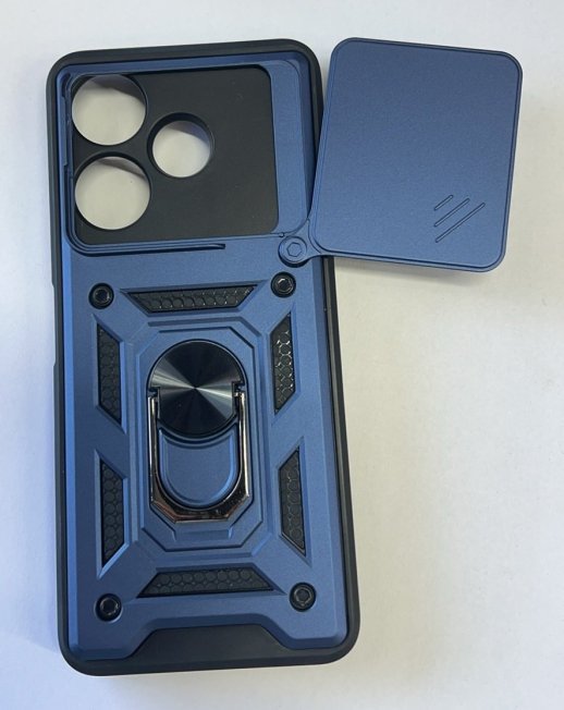 Armor Case With Curtain for Xiaomi Redmi 13 4G Dark Blue