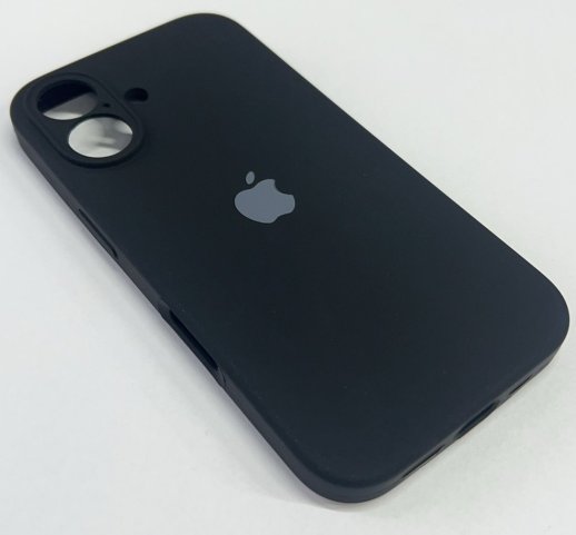 Чехол Silicone Case Copy Apple iPhone 16 Square Black 14