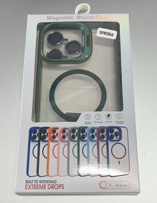 Чехол Magnetic Stand and Magsafe Apple Iphone 16 ProMax Black