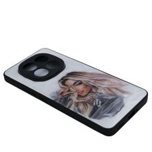 Накладка Prisma Ladies New для Xiaomi Redmi Note 14 Pro (5G) / Poco X7 Girl in a hoodie