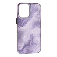 Накладка Marble Style для Apple iPhone 16 Violet