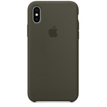 Чохол Silicone Case Original Apple iPhone Xs Dark Olive