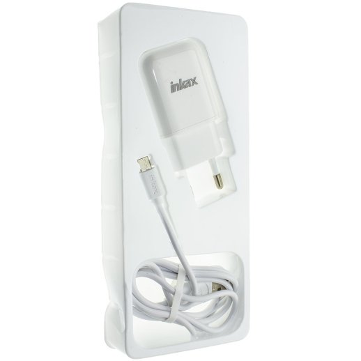 Мережевий зарядний пристрій INKAX CD-24 QC2.0 2.1A + USB кабель MICRO