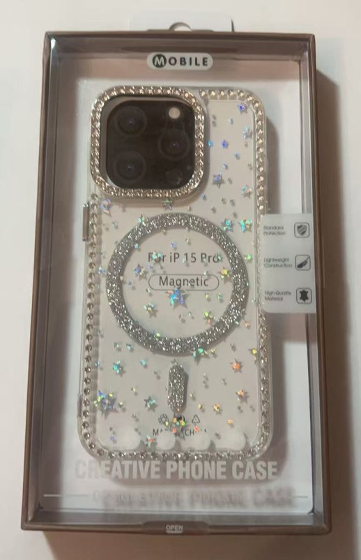 Case Stones and Stars MagSafe Apple for Iphone 15 Pro
