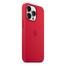 Silicone Case Original With MagSafe and Splash Screen Apple iPhone 13 Pro Red