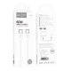 USB-C кабель HOCO X104 60W 1 МЕТР Type-C - Type-C, білий