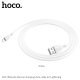 USB кабель HOCO X61 USB - Lightning Silicone 2.4A 1 метр, білий