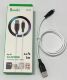 USB Cable Avantis AC-87i Silicone Lightning Black/White