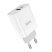 Мережевий зарядний пристрій HOCO C80A Rapido TYPE-C PD 20W + USB QC 3.0, БІЛИЙ