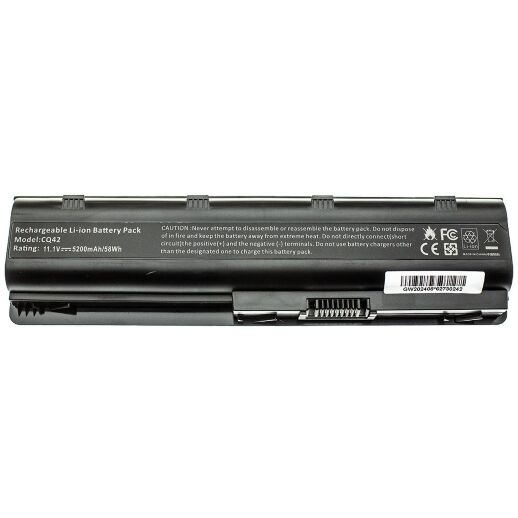 Акумуляторна батарея до ноутбука HP Presario CQ42 (HSTNN-CB0X, HPCQ42LR) 11.1V 5200mAh 58Wh