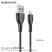 USB кабель BOROFONE BX51 Triumph charging data USB - Lightning, ЧОРНИЙ