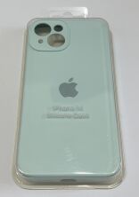 Чохол Silicone Case Copy Apple iPhone 14 Square Light Turquoise, 26