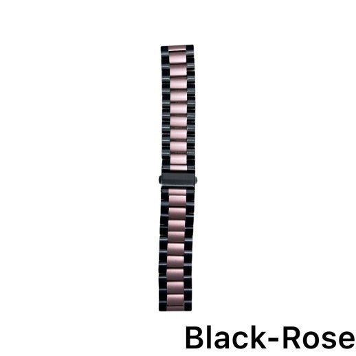 Ремінець для Xiaomi Amazfit Bip Steel 22mm Rose-Silver