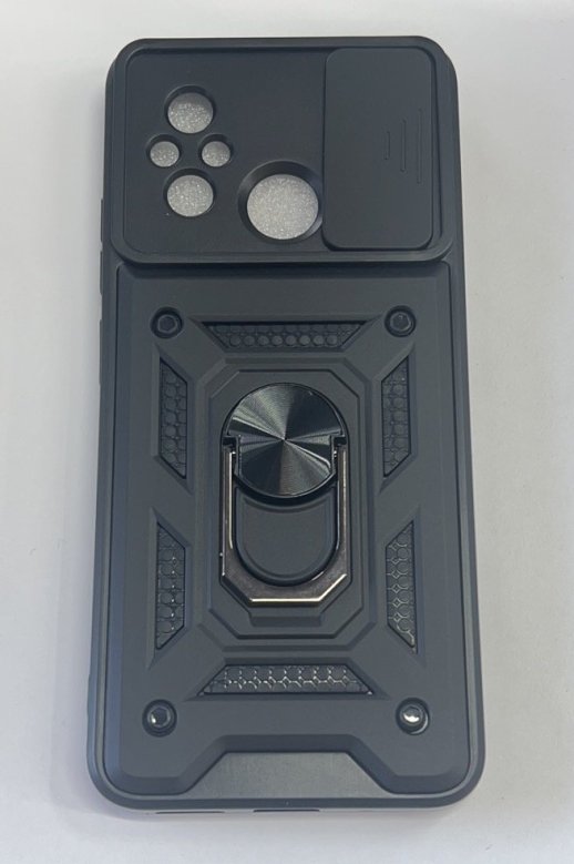 Armor Case With Curtain for Xiaomi Redmi 12C Чорний