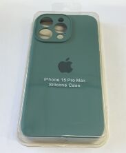 Чехол Silicone Case Copy Apple iPhone 15 Pro Max Square Pine Green, 13