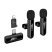 Бездротовий петличний мікрофон HOCO L20A Fair dual-mic Lightning / TYPE-C