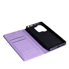 Книга Deluxe для Xiaomi Redmi Note 13 Pro (4G) /Poco M6 Pro (4G) Purple