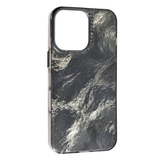 Накладка Marble Style для Apple iPhone 16 Pro Black