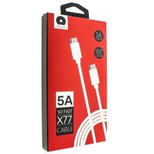 Кабель USB-C WUW X77 USB-C - micro (5A)
