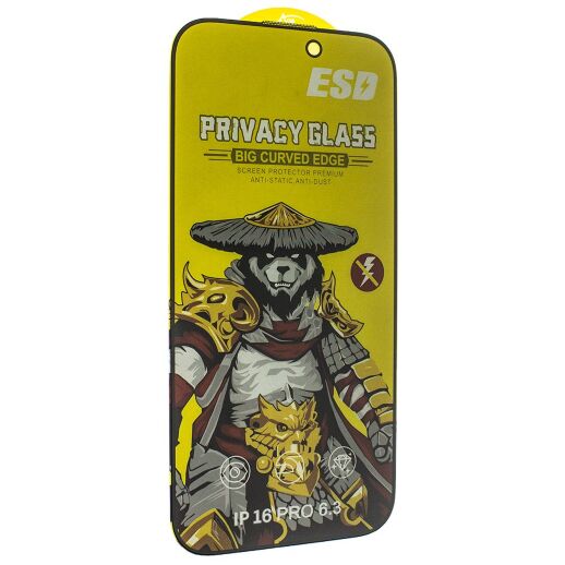 Захисне скло PRIVACY NEW ESD APPLE iPhone 16 PRO 6.3"