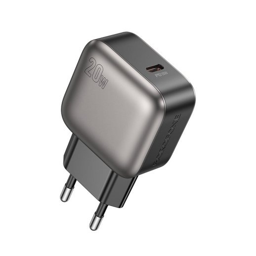 Мережевий зарядний пристрій BOROFONE BAS53A TYPE-C PD 20W, чорний