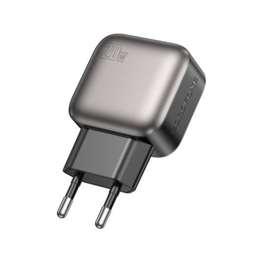 Мережевий зарядний пристрій BOROFONE BAS53A TYPE-C PD 20W, чорний