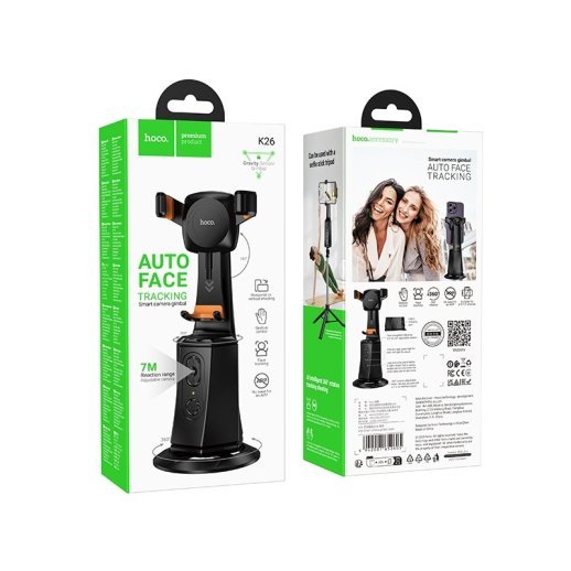 Монопод для селфі HOCO K26 Smart camera gimbal, ЧОРНИЙ