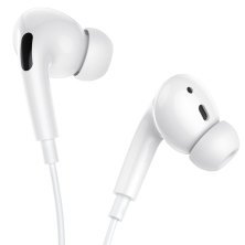 Навушники HOCO M1 Pro Original Series для iPhone (Lightning), дротові, з мікрофоном, білі
