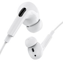 Навушники HOCO M1 Pro Original Series для iPhone (Lightning), дротові, з мікрофоном, білі