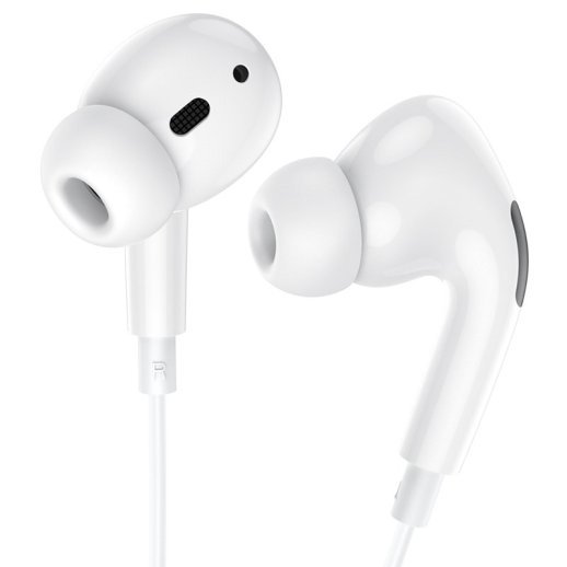 Навушники HOCO M1 Pro Original Series для iPhone (Lightning), дротові, з мікрофоном, білі