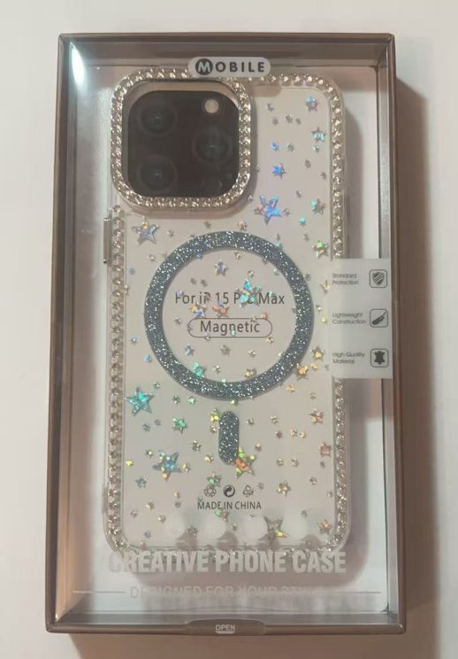 Case Stones and Stars MagSafe Apple for Iphone 15 ProMax