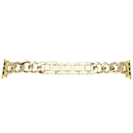 Ремінець металевий стрази rhinestones APPLE WATCH 42/44/45 MM №4
