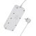 Мережевий подовжувач HOCO AC21 (3×USB / 1×Type-C / 4×Socket), 1,5 м, чорний