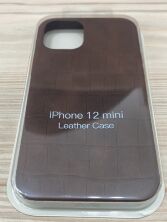 Чохол Croco Leather Apple iPhone 12 Mini Brown